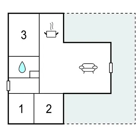 Three-bedroom In Hurup Thy Sindrup